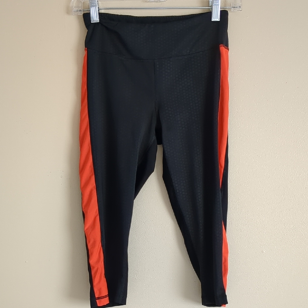 Small RBX Black With Orange Stripe Leggings